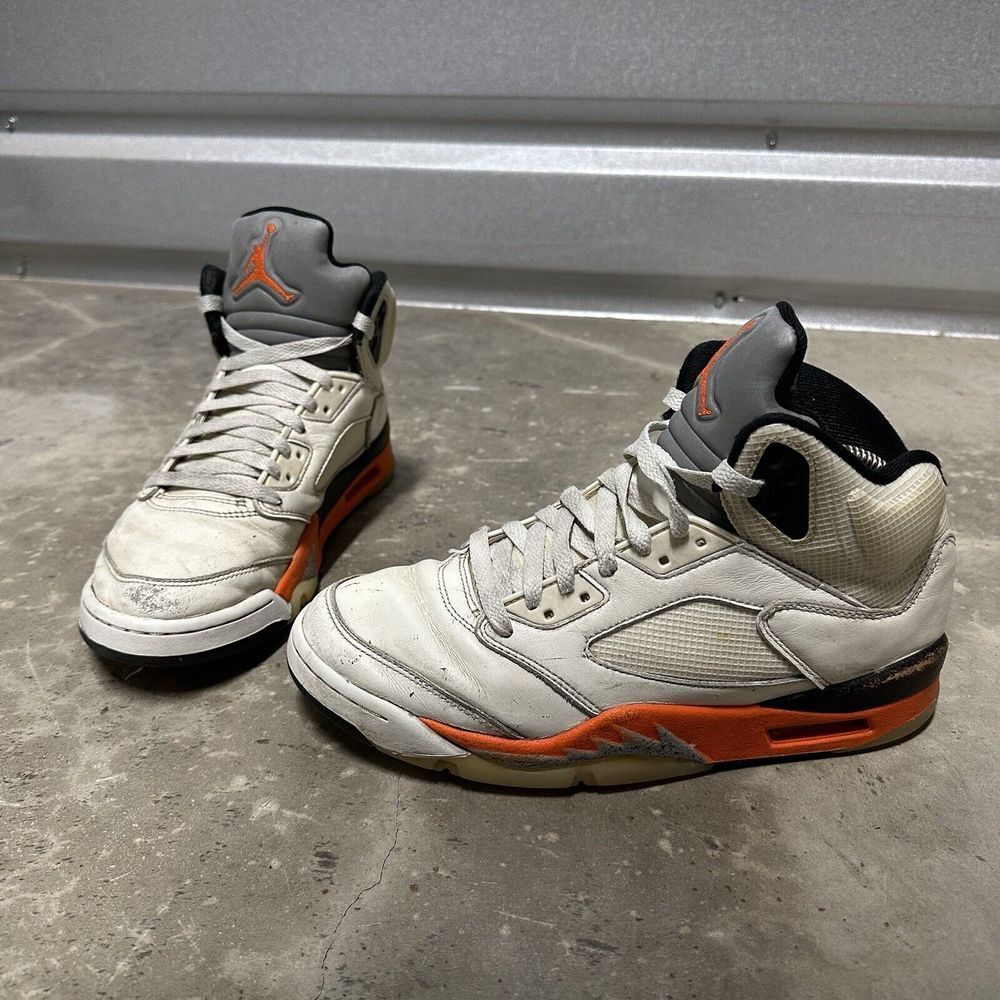 Nike Air Jordan 5 Shattered‎ Backboard Size 8 DC1060–100 OG V Orange Black